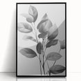 Vintage Botanical Art Prints: Monochrome Leaves