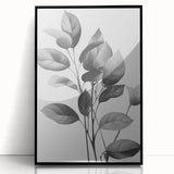 Vintage Botanical Art Prints: Monochrome Leaves