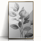 Vintage Botanical Art Prints: Monochrome Leaves