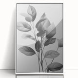 Vintage Botanical Art Prints: Monochrome Leaves