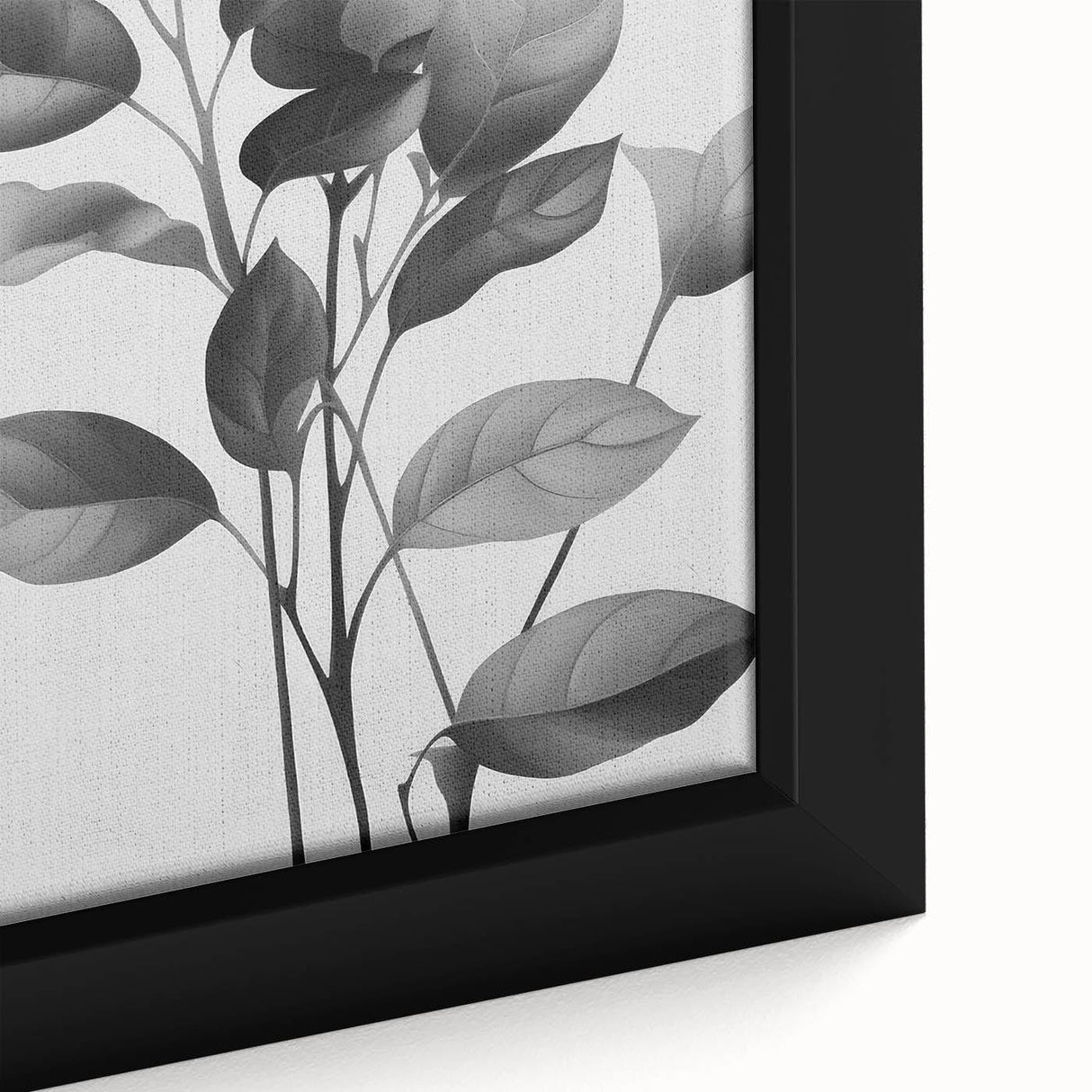 Vintage Botanical Art Prints: Monochrome Leaves