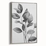 Vintage Botanical Art Prints: Monochrome Leaves
