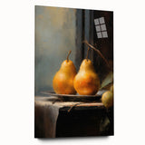 Vintage Botanical Art Prints: Pears in Still Life