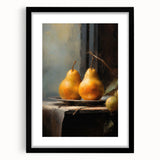 Vintage Botanical Art Prints: Pears in Still Life