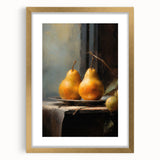 Vintage Botanical Art Prints: Pears in Still Life