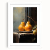 Vintage Botanical Art Prints: Pears in Still Life