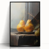 Vintage Botanical Art Prints: Pears in Still Life