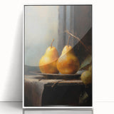 Vintage Botanical Art Prints: Pears in Still Life