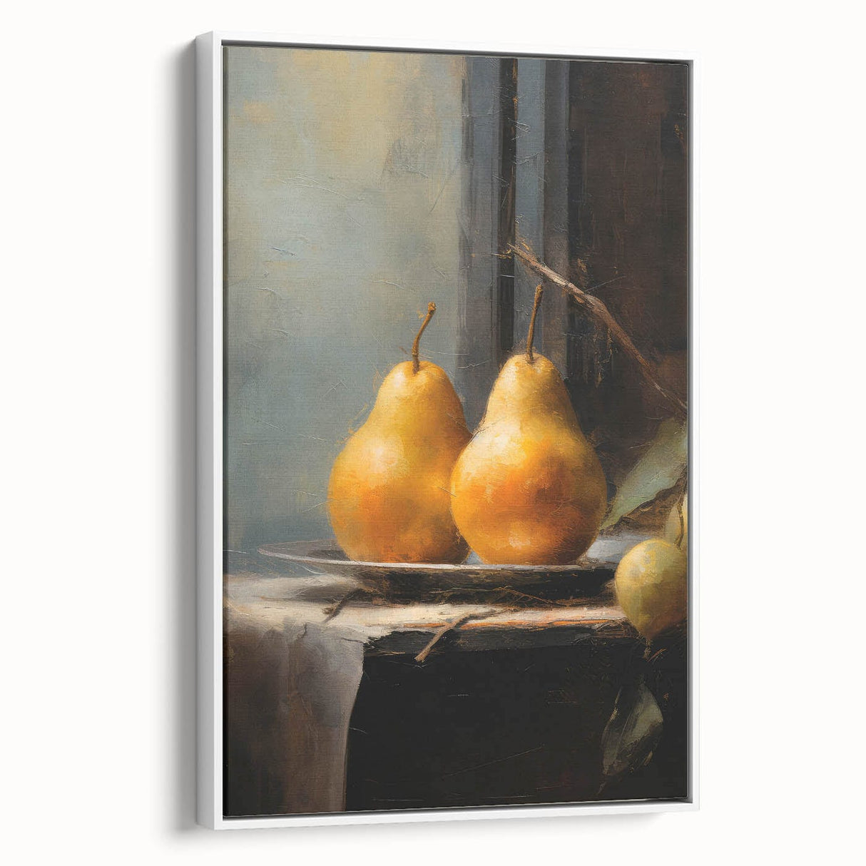 Vintage Botanical Art Prints: Pears in Still Life