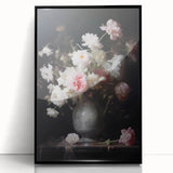 Vintage Botanical Art Prints: Romantic Floral Vase
