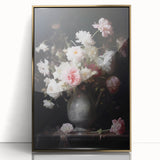 Vintage Botanical Art Prints: Romantic Floral Vase