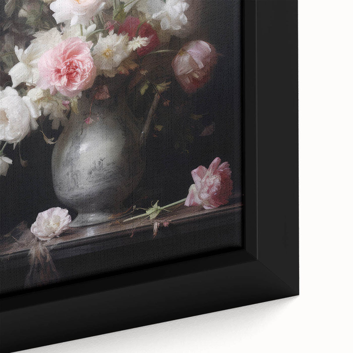 Vintage Botanical Art Prints: Romantic Floral Vase