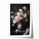 Vintage Botanical Art Prints: Romantic Floral Vase