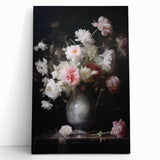 Vintage Botanical Art Prints: Romantic Floral Vase