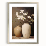 Vintage Botanical Art Prints: Magnolias in Vase
