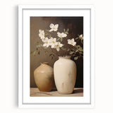 Vintage Botanical Art Prints: Magnolias in Vase