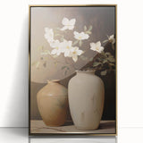 Vintage Botanical Art Prints: Magnolias in Vase