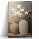 Vintage Botanical Art Prints: Magnolias in Vase