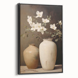 Vintage Botanical Art Prints: Magnolias in Vase