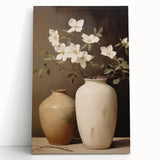 Vintage Botanical Art Prints: Magnolias in Vase