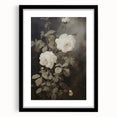 Vintage Botanical Art Prints: White Roses in Bloom