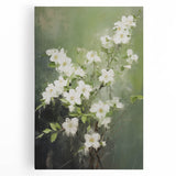Vintage Botanical Art Prints: White Blossoms in Spring