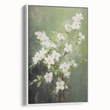 Vintage Botanical Art Prints: White Blossoms in Spring