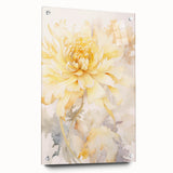 Vintage Botanical Art Prints: Soft Yellow Blossom