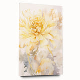 Vintage Botanical Art Prints: Soft Yellow Blossom