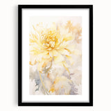Vintage Botanical Art Prints: Soft Yellow Blossom