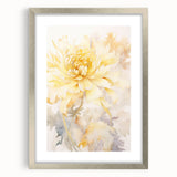 Vintage Botanical Art Prints: Soft Yellow Blossom