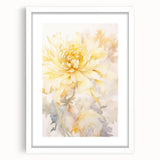 Vintage Botanical Art Prints: Soft Yellow Blossom
