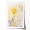 Vintage Botanical Art Prints: Soft Yellow Blossom