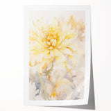 Vintage Botanical Art Prints: Soft Yellow Blossom