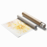 Vintage Botanical Art Prints: Soft Yellow Blossom