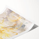 Vintage Botanical Art Prints: Soft Yellow Blossom