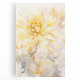 Vintage Botanical Art Prints: Soft Yellow Blossom