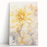 Vintage Botanical Art Prints: Soft Yellow Blossom