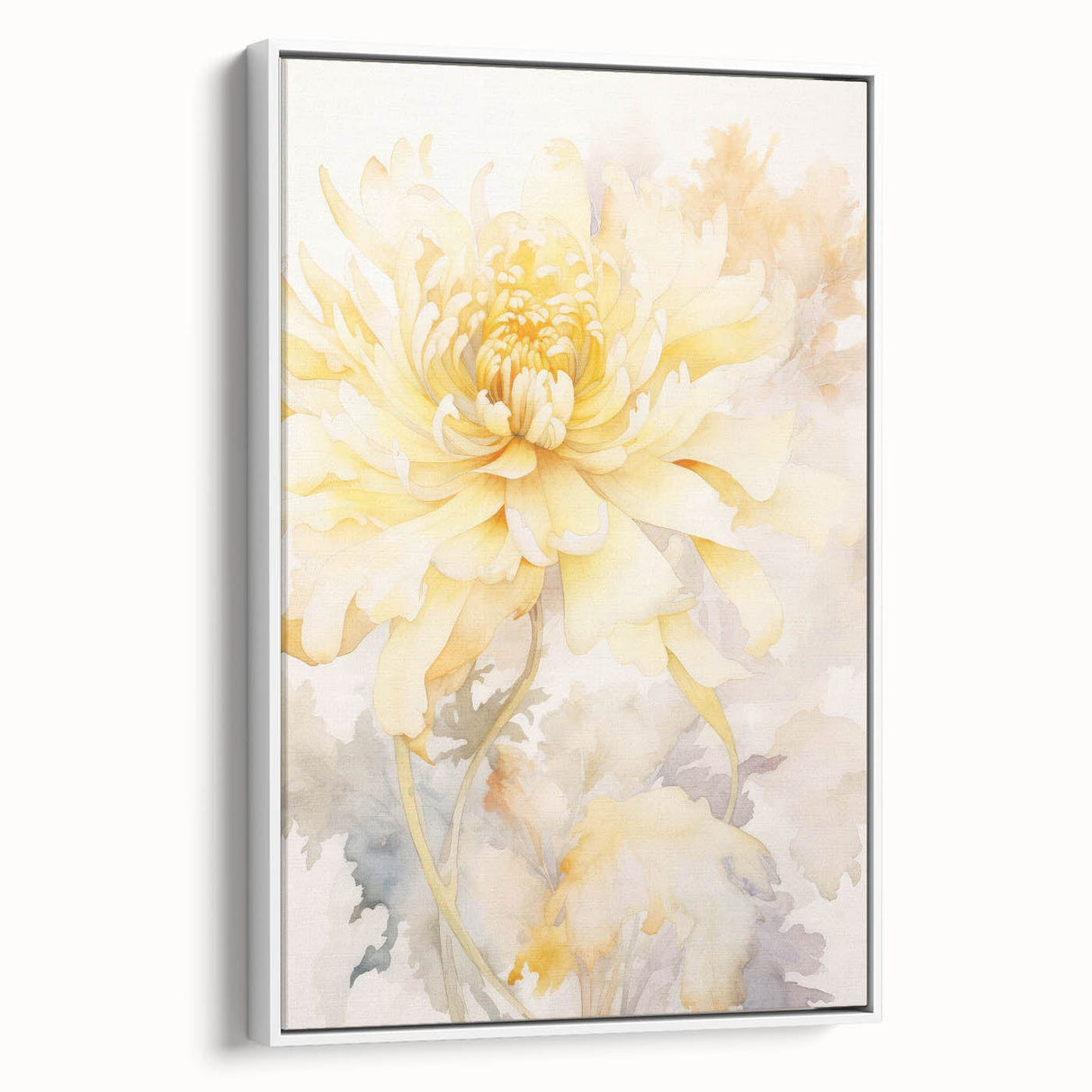 Vintage Botanical Art Prints: Soft Yellow Blossom