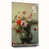 Vintage Botanical Art Prints: Floral Vase Delight