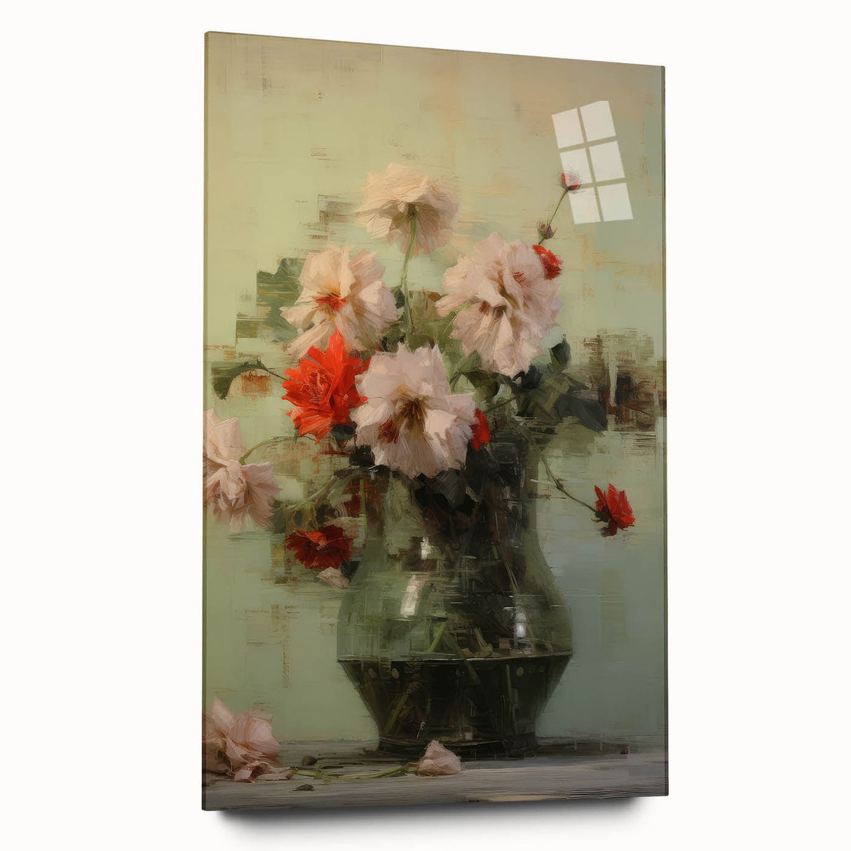 Vintage Botanical Art Prints: Floral Vase Delight