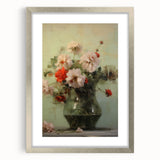 Vintage Botanical Art Prints: Floral Vase Delight