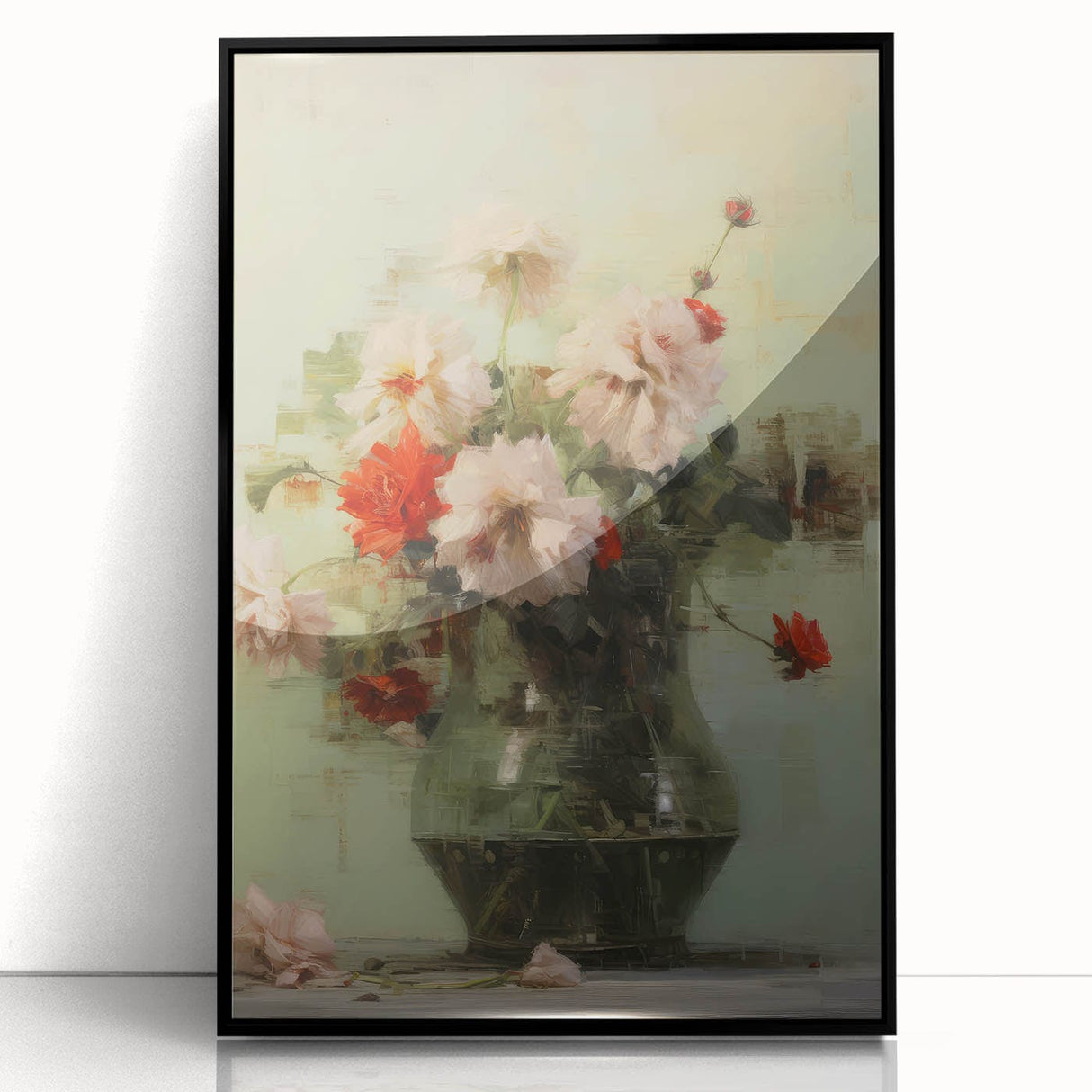 Vintage Botanical Art Prints: Floral Vase Delight