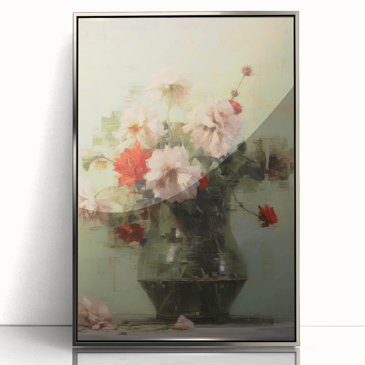 Vintage Botanical Art Prints: Floral Vase Delight