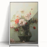 Vintage Botanical Art Prints: Floral Vase Delight
