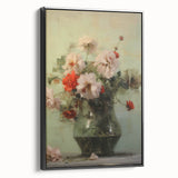 Vintage Botanical Art Prints: Floral Vase Delight