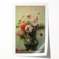 Vintage Botanical Art Prints: Floral Vase Delight