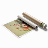 Vintage Botanical Art Prints: Floral Vase Delight
