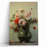 Vintage Botanical Art Prints: Floral Vase Delight