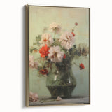 Vintage Botanical Art Prints: Floral Vase Delight